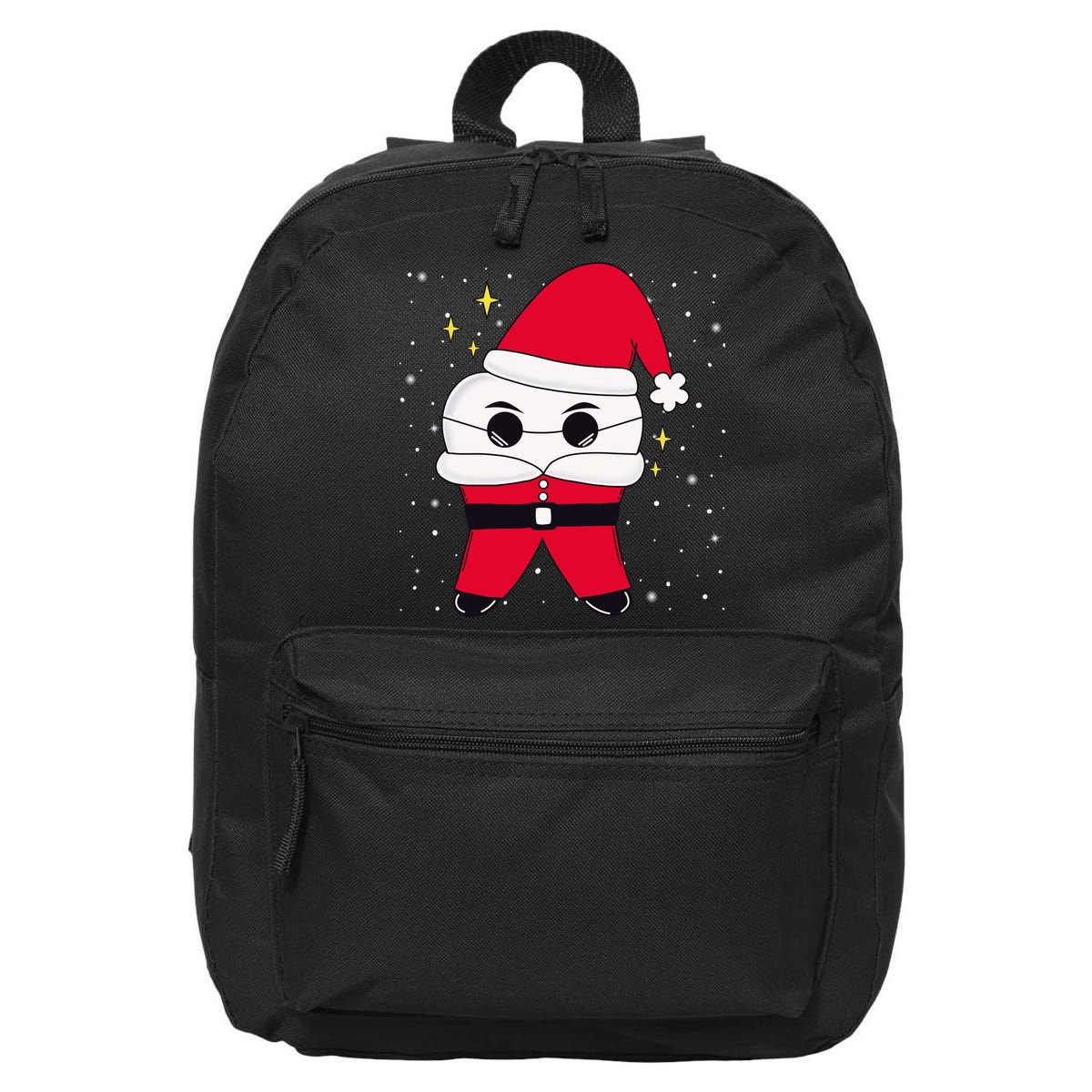 Santa Tooth Dentist Christmas Gift 16 in Basic Backpack