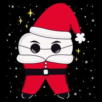 Santa Tooth Dentist Christmas Gift Womens Tank Top