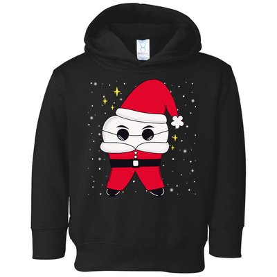 Santa Tooth Dentist Christmas Gift Toddler Hoodie