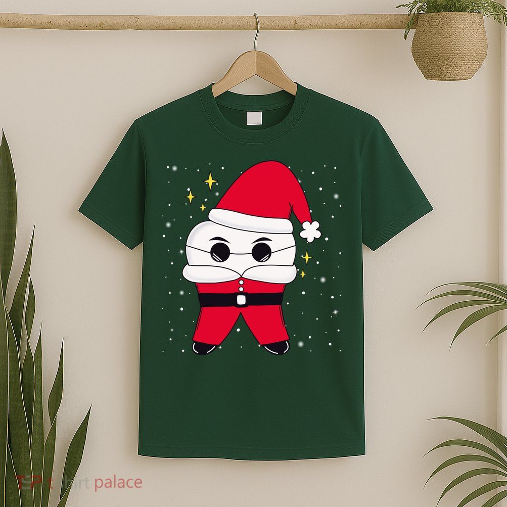 Santa Tooth Dentist Christmas Gift T-Shirt