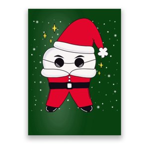 Santa Tooth Dentist Christmas Gift Poster