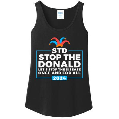 Stop The Donald Anti Trump Democrat Voter Ladies Essential Tank