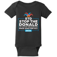 Stop The Donald Anti Trump Democrat Voter Baby Bodysuit