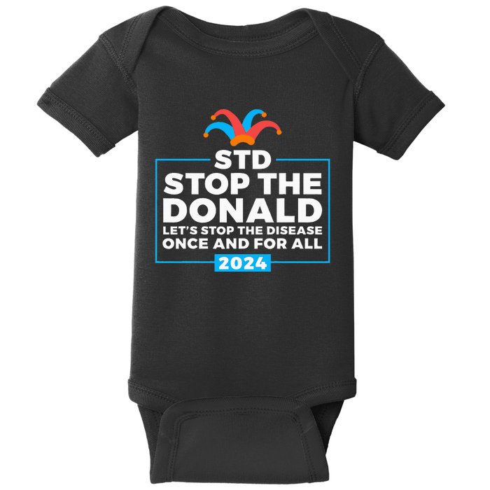 Stop The Donald Anti Trump Democrat Voter Baby Bodysuit