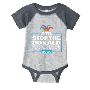 Stop The Donald Anti Trump Democrat Voter Infant Baby Jersey Bodysuit