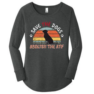 Save The Dogs Abolish The Atf Women's Perfect Tri Tunic Long Sleeve Shirt