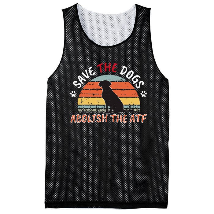 Save The Dogs Abolish The Atf Mesh Reversible Basketball Jersey Tank