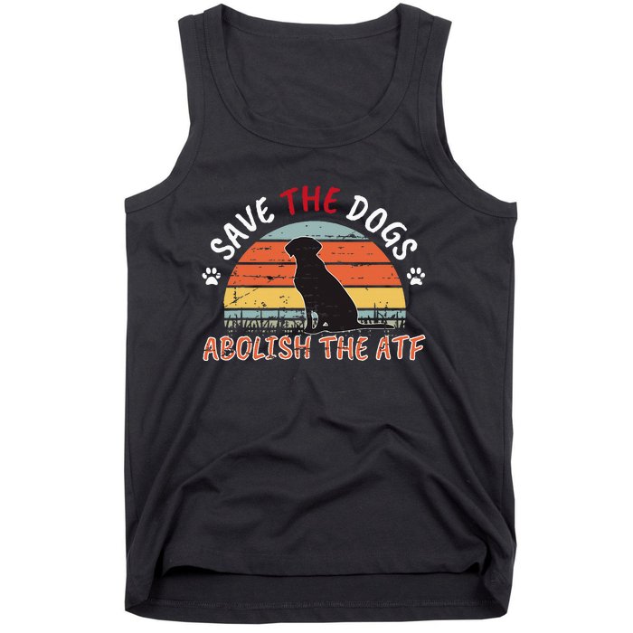 Save The Dogs Abolish The Atf Tank Top