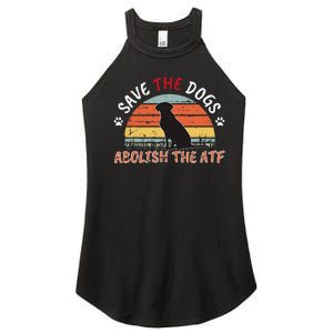 Save The Dogs Abolish The Atf Women's Perfect Tri Rocker Tank