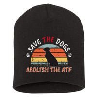 Save The Dogs Abolish The Atf Short Acrylic Beanie