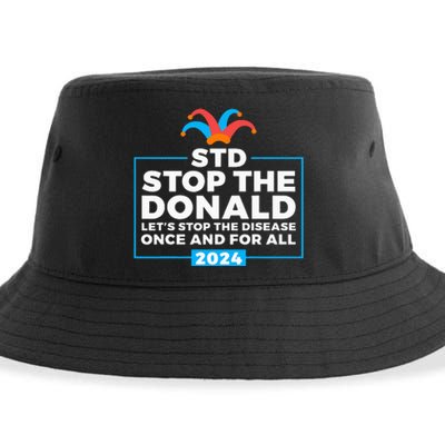 Stop The Donald Anti Trump Democrat Voter Sustainable Bucket Hat