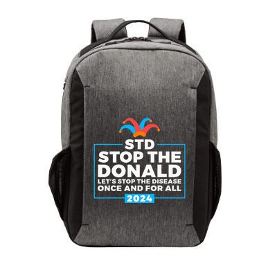 Stop The Donald Anti Trump Democrat Voter Vector Backpack
