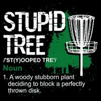 Stupid Tree Definition Disc Golf Golfers Vintage Christmas Toddler T-Shirt