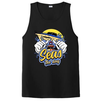 Seas The Day Compass Ocean Maritime Sealife Gift PosiCharge Competitor Tank