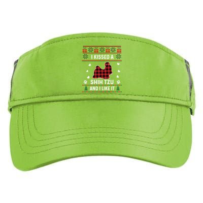 Shih Tzu Dog Lover Funny Gift Shih Tzu Dog Ugly Christmas Sweater Gift Adult Drive Performance Visor