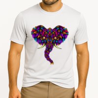 Save The Elephants Ornate Colorful Elephant Head Performance Shirt