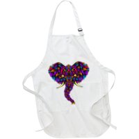 Save The Elephants Ornate Colorful Elephant Head Apron