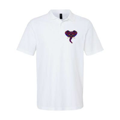 Save The Elephants Ornate Colorful Elephant Head Polo