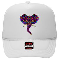 Save The Elephants Ornate Colorful Elephant Head Hat