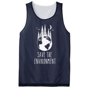 Save The Environment Earth Day Nature Wildlife Conservancy Mesh Reversible Basketball Jersey Tank