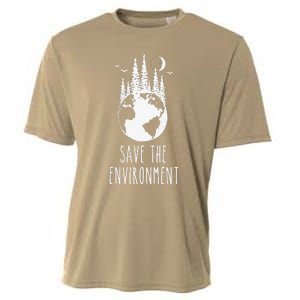 Save The Environment Earth Day Nature Wildlife Conservancy Cooling Performance Crew T-Shirt