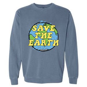 Save The Earth Gift Garment-Dyed Sweatshirt