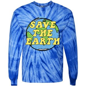 Save The Earth Gift Tie-Dye Long Sleeve Shirt