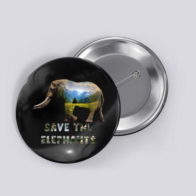 Save The Elephants Button