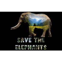 Save The Elephants Bumper Sticker