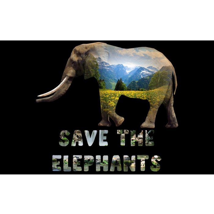 Save The Elephants Bumper Sticker