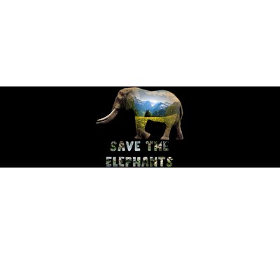 Save The Elephants Bumper Sticker