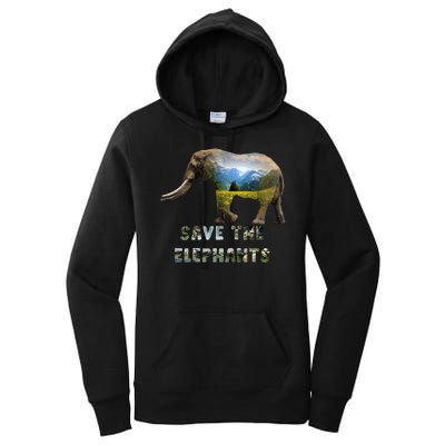 Save The Elephants Women's Pullover Hoodie