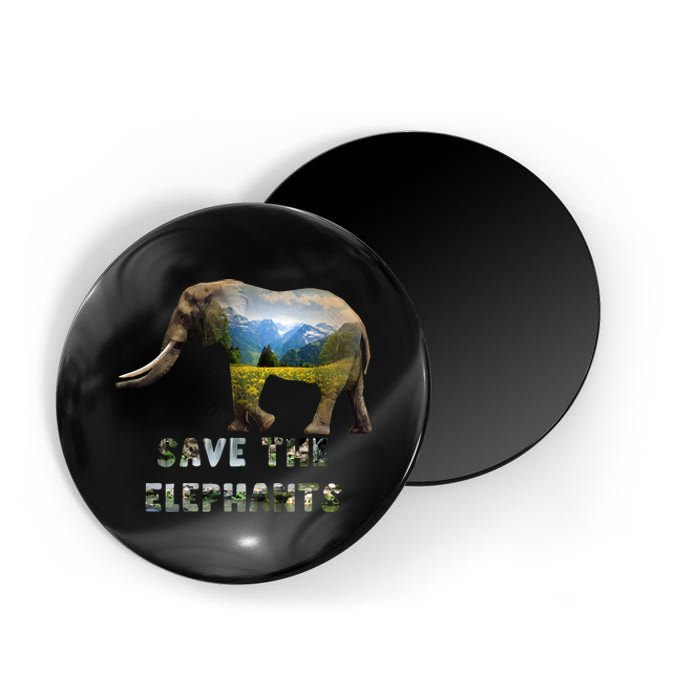 Save The Elephants Magnet