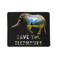 Save The Elephants Mousepad