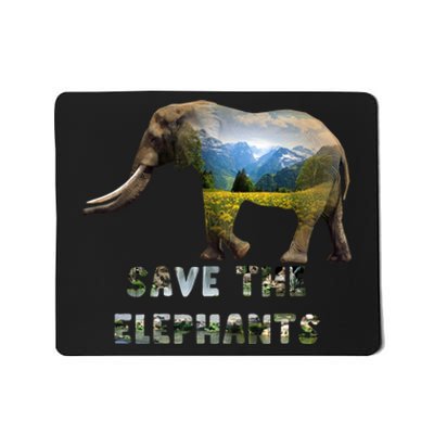 Save The Elephants Mousepad