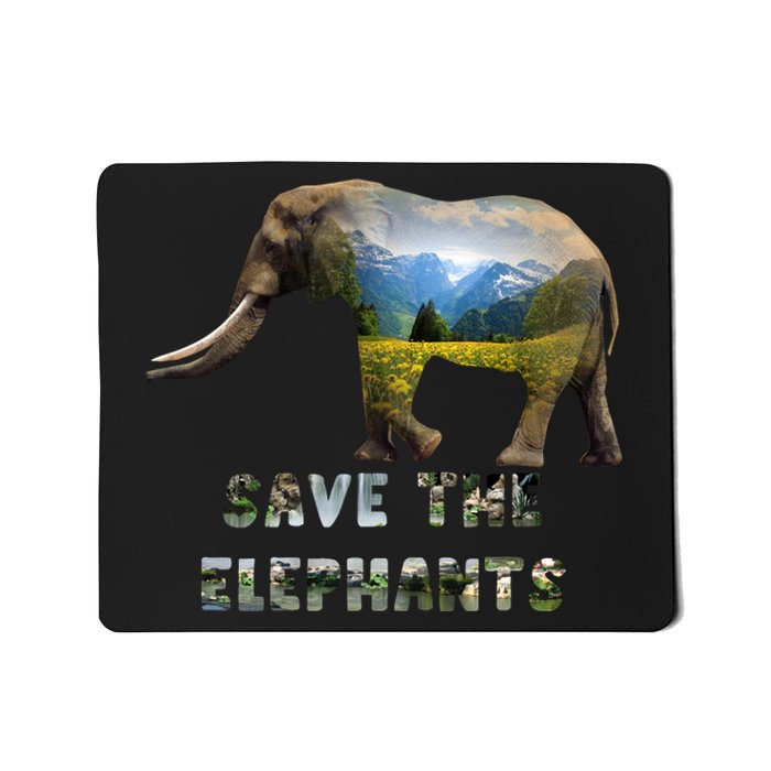 Save The Elephants Mousepad