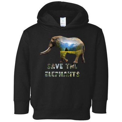 Save The Elephants Toddler Hoodie