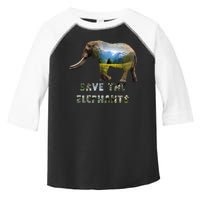 Save The Elephants Toddler Fine Jersey T-Shirt