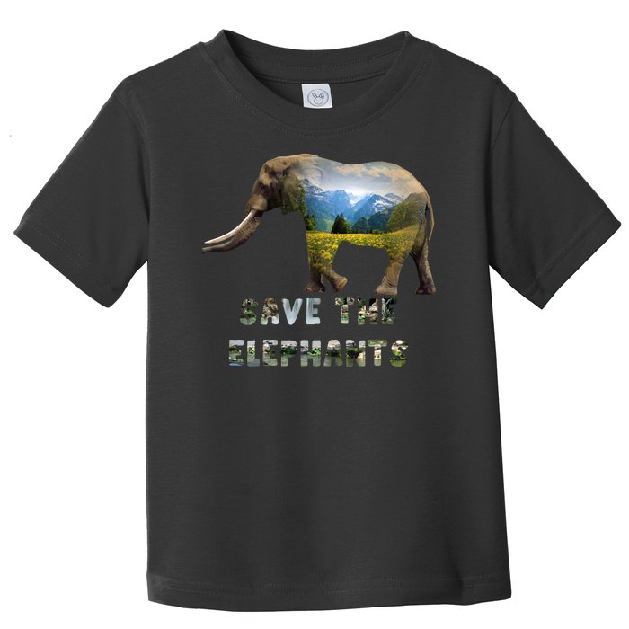 Save The Elephants Toddler T-Shirt