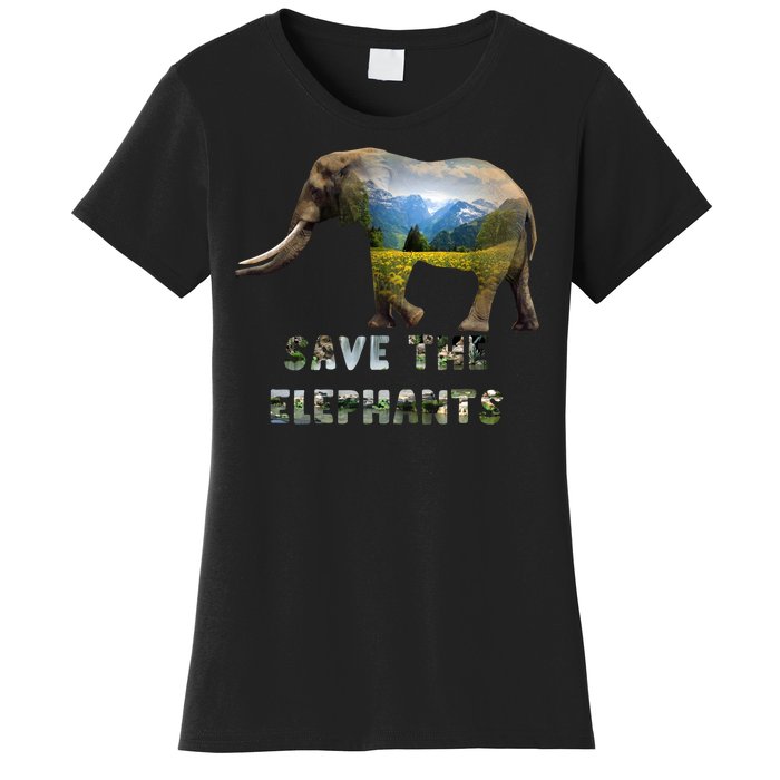 Save The Elephants Women's T-Shirt