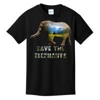 Save The Elephants Kids T-Shirt