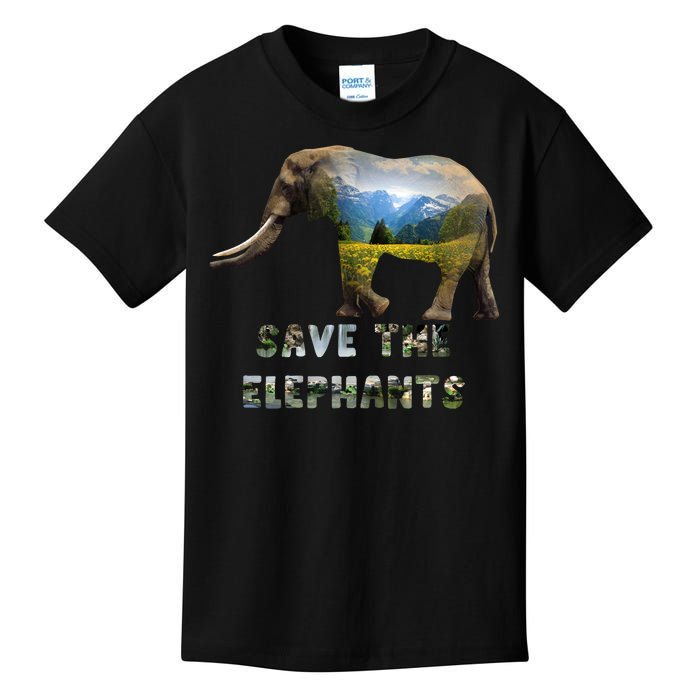 Save The Elephants Kids T-Shirt