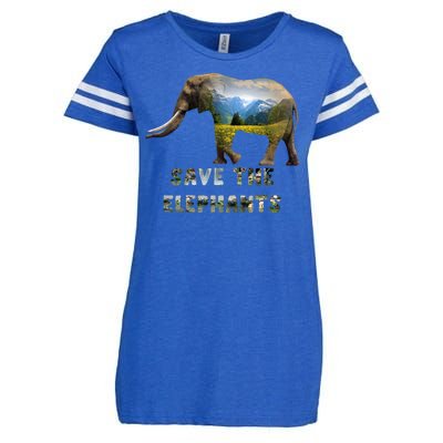 Save The Elephants Enza Ladies Jersey Football T-Shirt