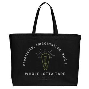 STEM Teacher Engineer Creativity Imagination Cotton Canvas Jumbo Tote