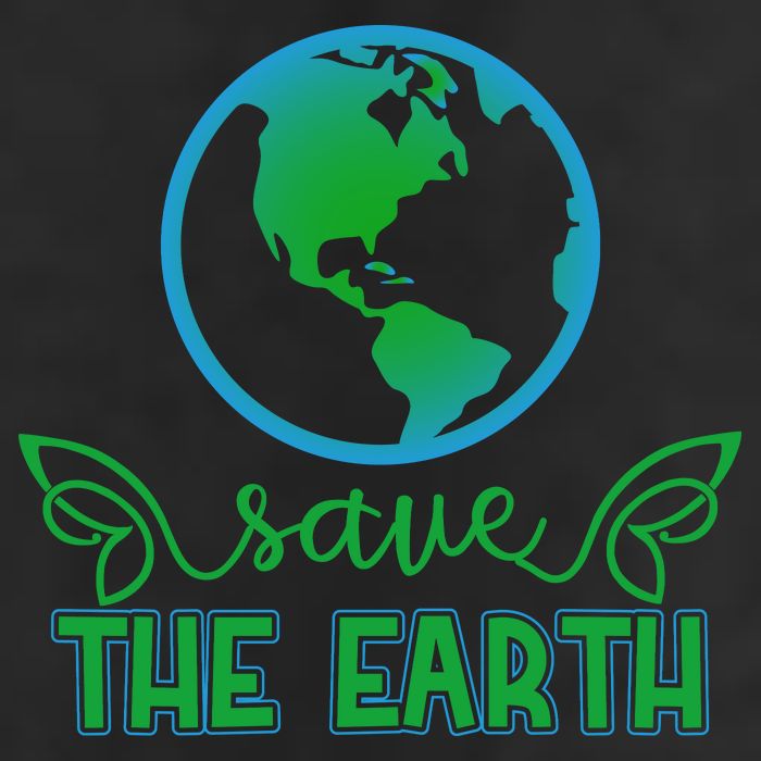 Save The Earth 7 Panel Mesh Trucker Snapback Hat