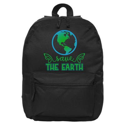 Save The Earth 16 in Basic Backpack