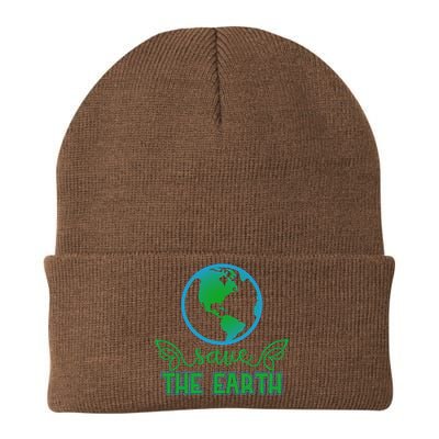 Save The Earth Knit Cap Winter Beanie