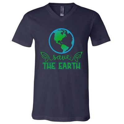 Save The Earth V-Neck T-Shirt