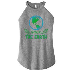 Save The Earth Women's Perfect Tri Rocker Tank