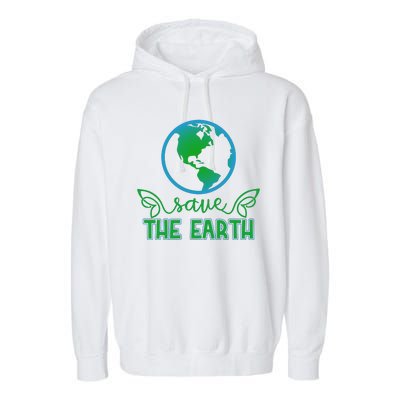 Save The Earth Garment-Dyed Fleece Hoodie